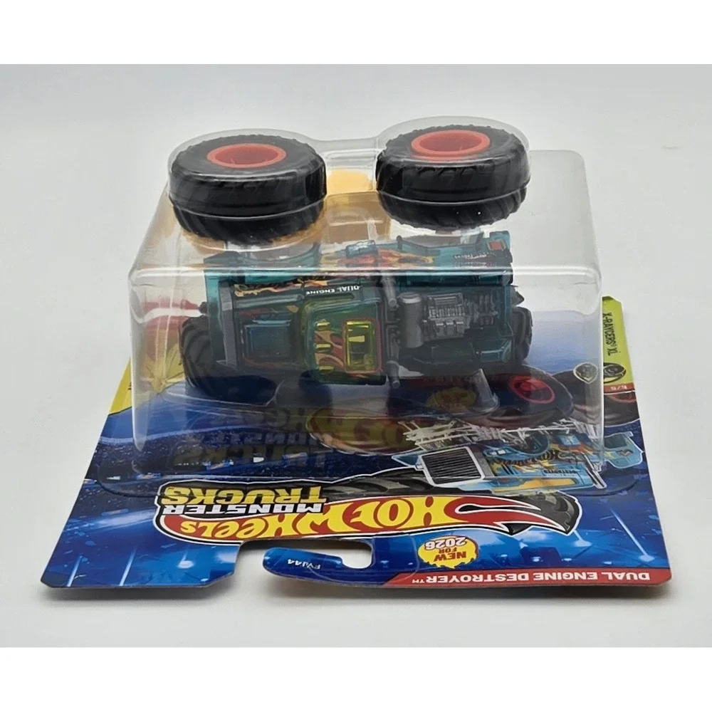 Hot Wheels Monster Trucks Dual Engine Destroyer 1:64 Diecast‎ Crush Car New 2026